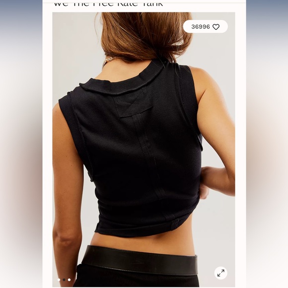 NWT We the Free/ Free People Kate Tank - Picture 3 of 5
